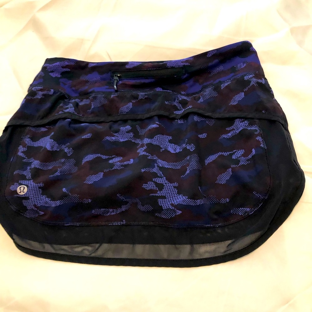 Purple fatigue lululemon tennis skort. Great condition and super cute!